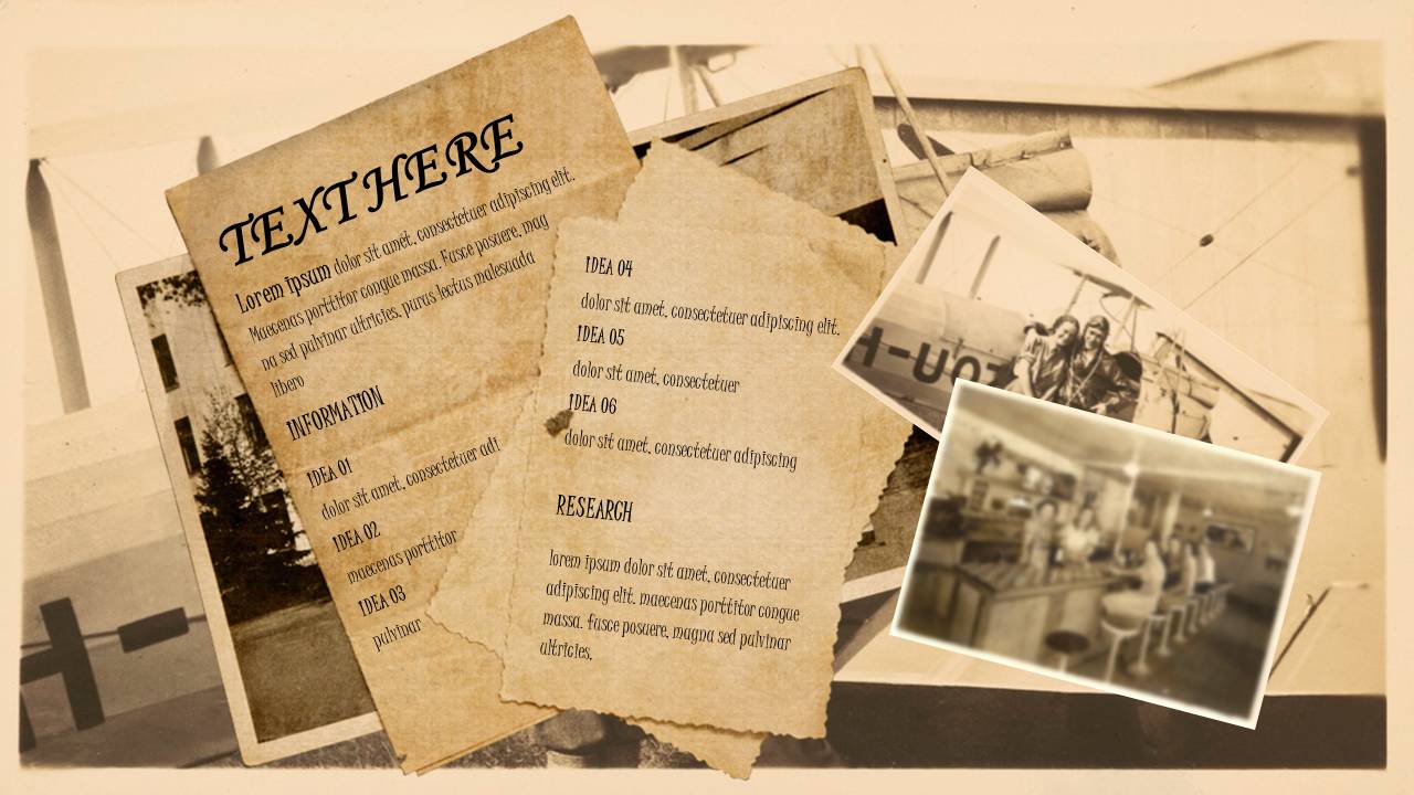 ppt模板欧美复古历史风