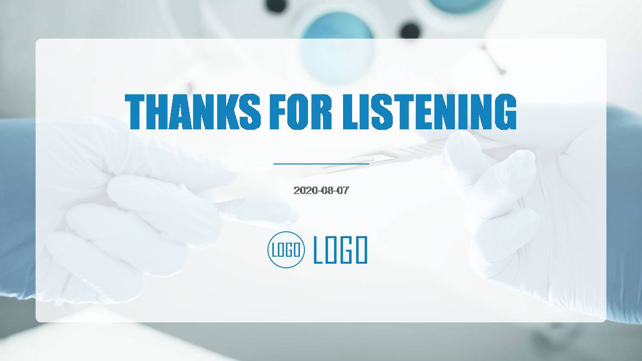 医学类答辩ppt模板