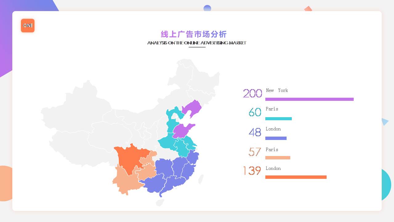 扁平化营销ppt模板