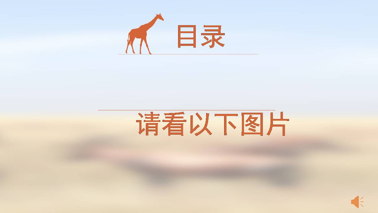 动物保护公益ppt模板