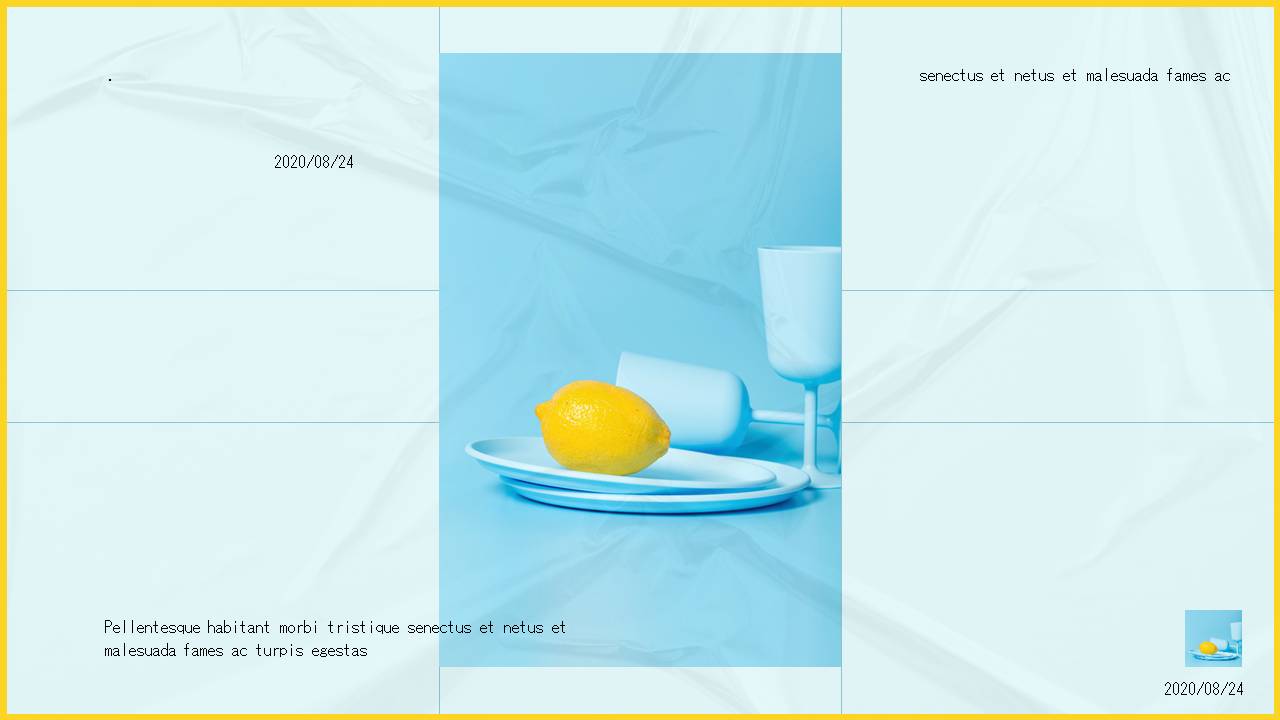 超好看的柠檬主题ppt模板