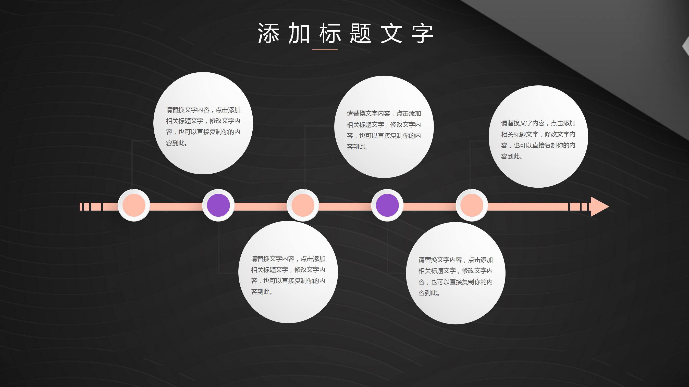 紫色简约年终工作总结汇报通用ppt模板