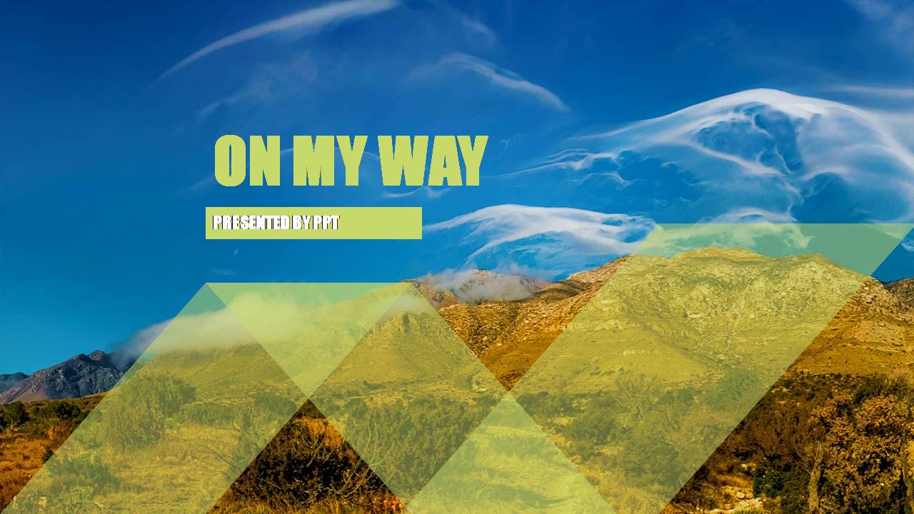 旅游风景ppt模板