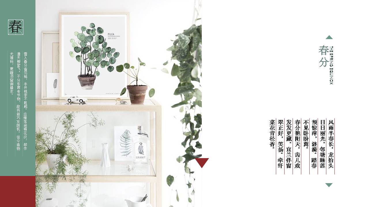 春分清新的活动策划方案ppt模板