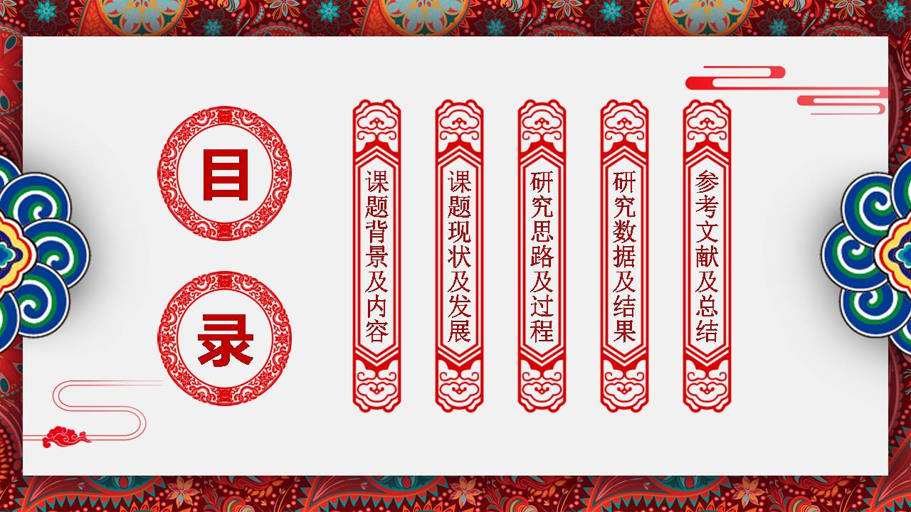 精美剪纸活动ppt模板