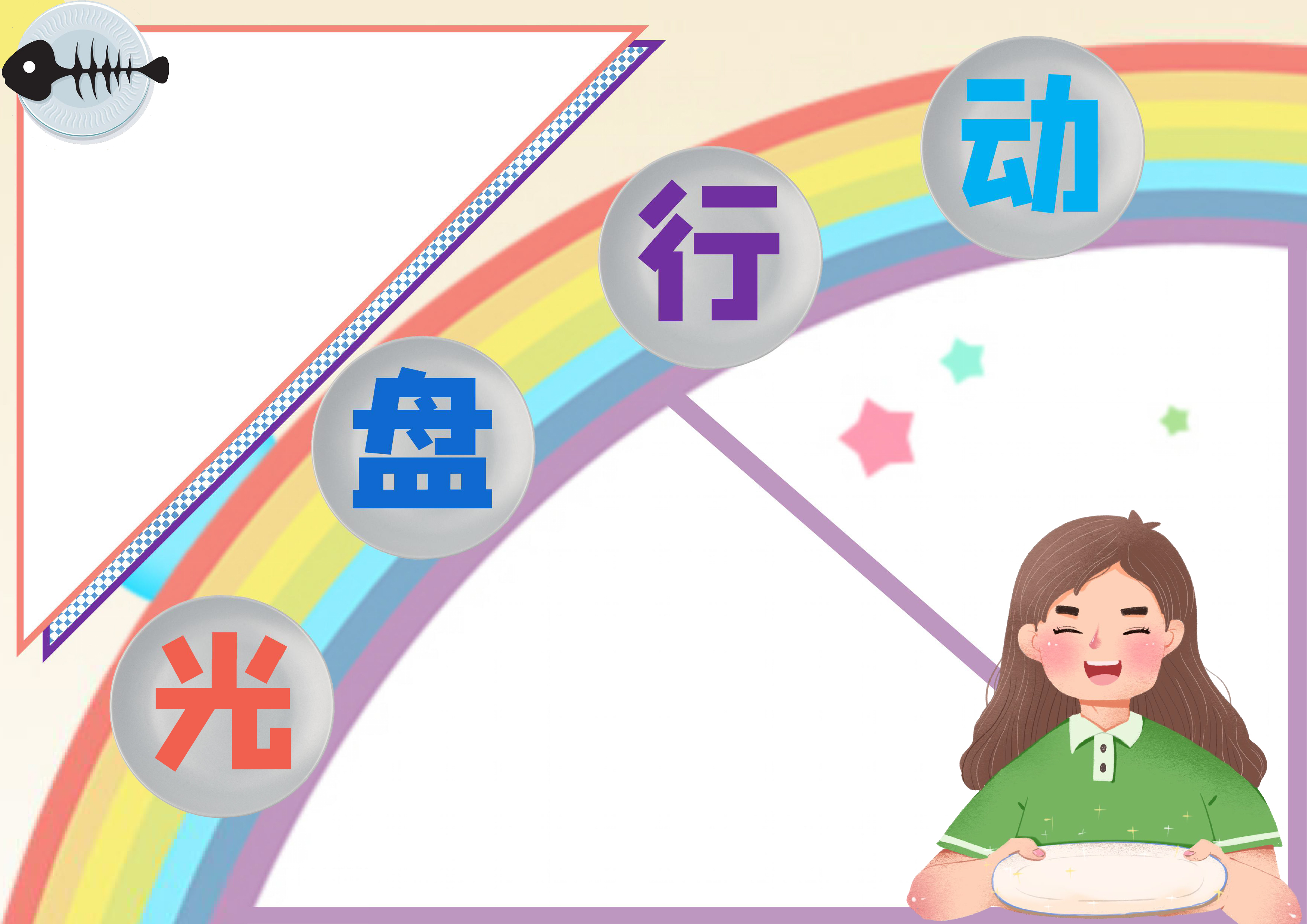 光盘行动手抄报内容