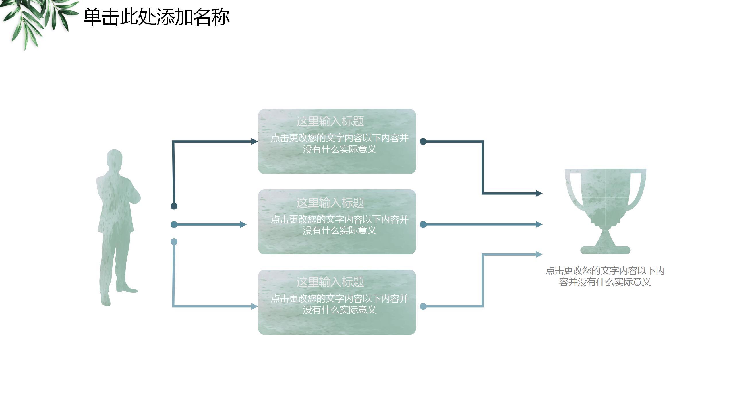 简洁小清新教师公开课ppt模板