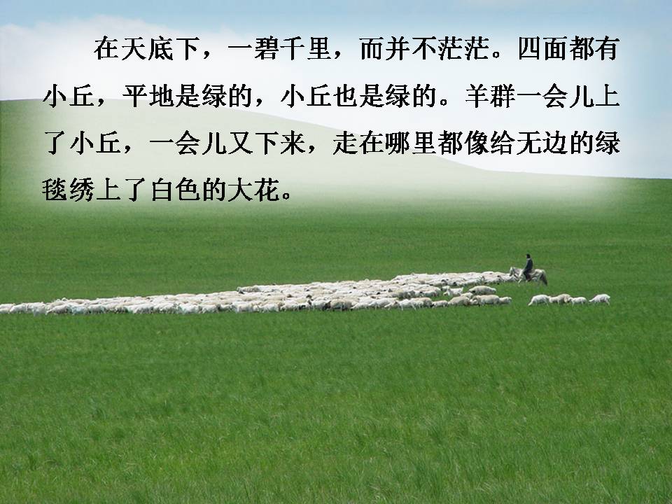 草原这篇课文课件ppt