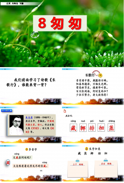 匆匆语文ppt课件