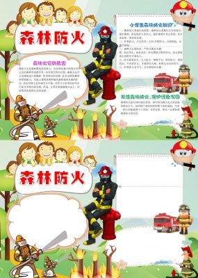 森林防火手抄报内容