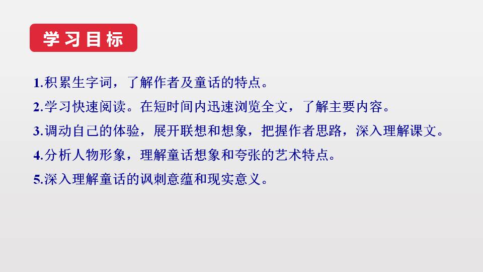 人教版皇帝的新装ppt模板