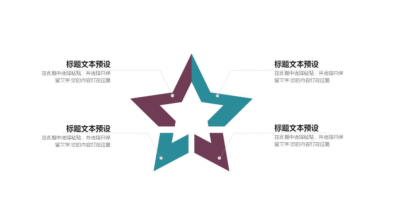 小清新的团队建设ppt模板