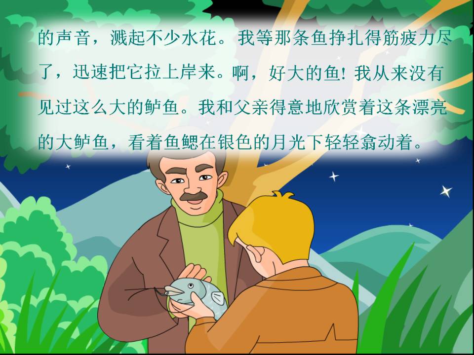 钓鱼的启示课件ppt模板