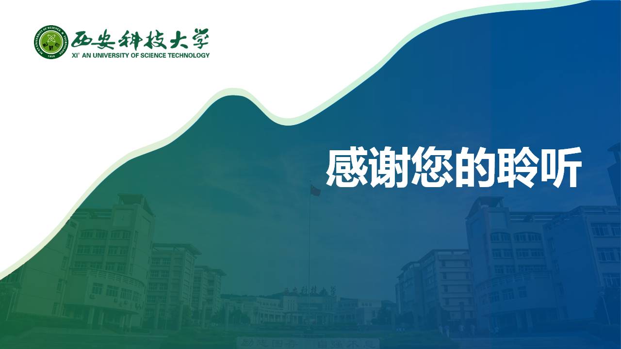 西安科技大学的答辩ppt模板