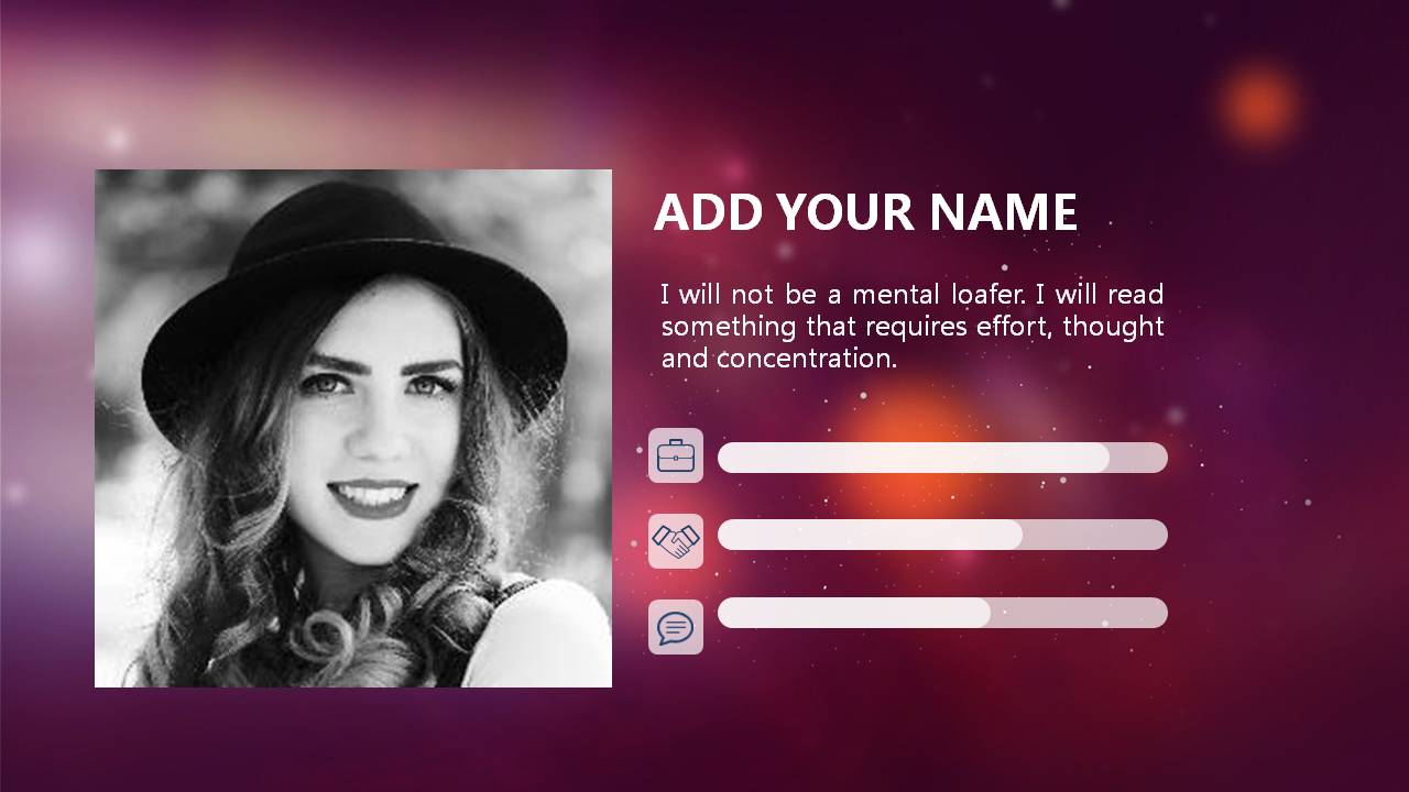 IOS苹果风格职称晋升ppt模板