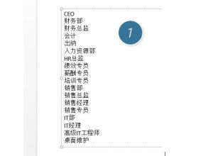 如何在PPT中制作一个复杂的组织架构图