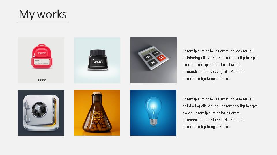 商务欧美风个人简历ppt模板