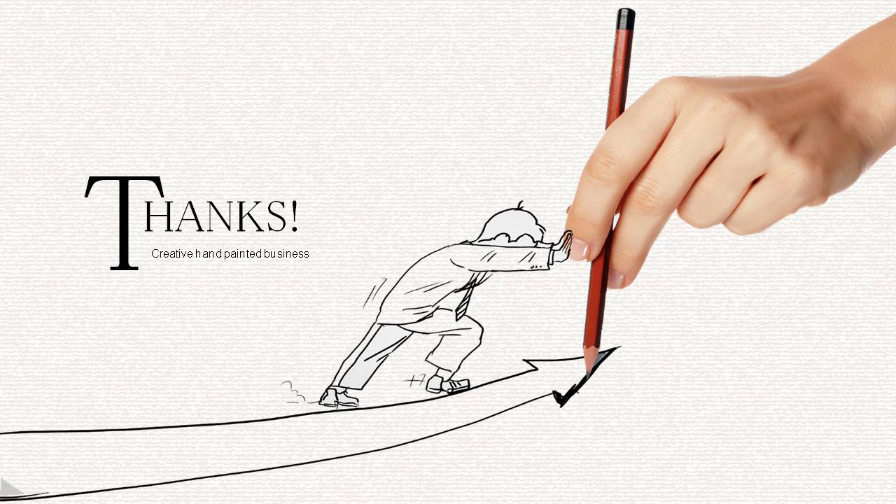 手绘风格互联网企业介绍ppt模板