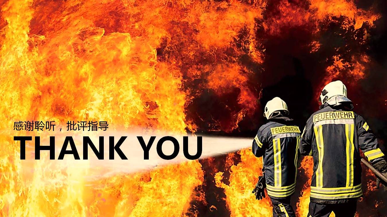 消防救火的ppt模板