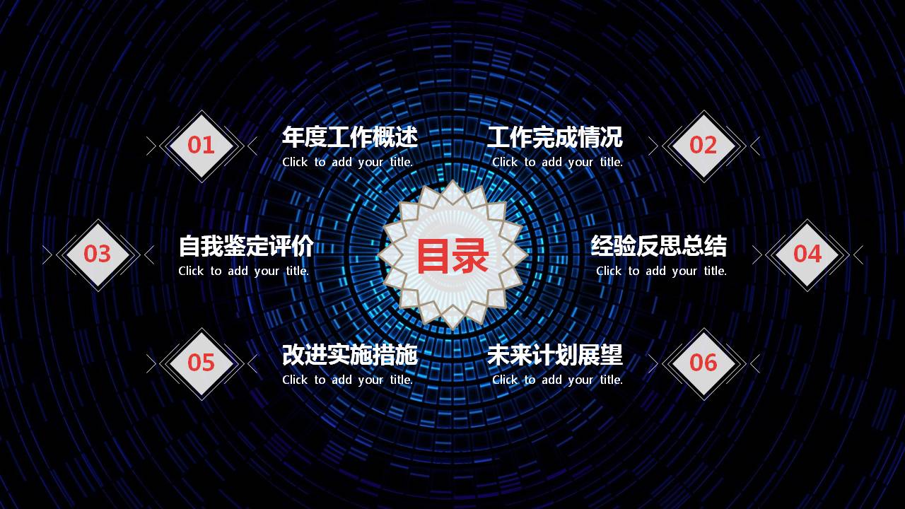 高逼格的个人活动总结ppt模板