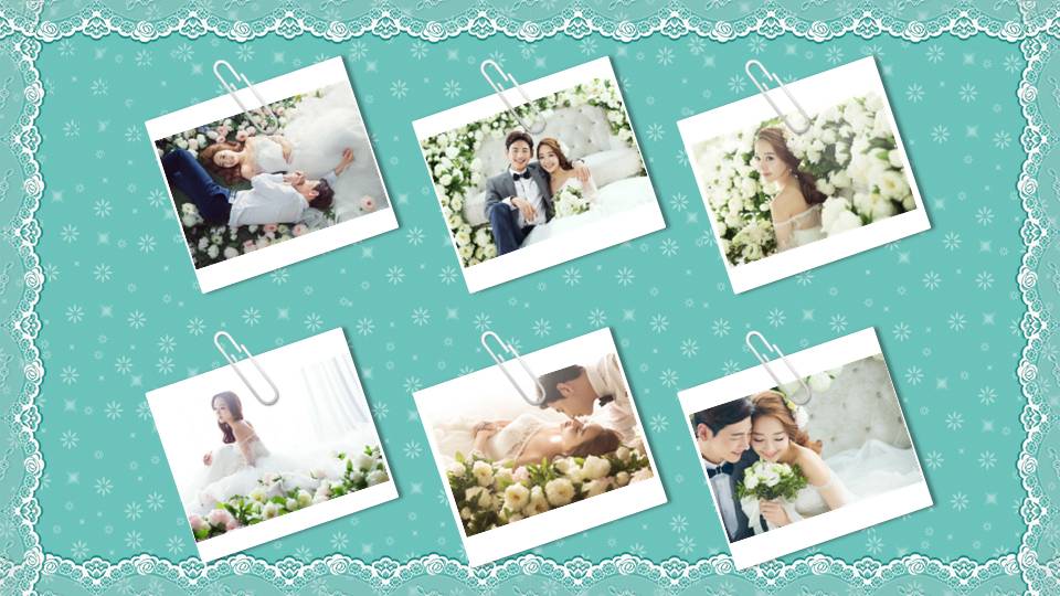 欧式浪漫结婚恋爱婚礼ppt模板