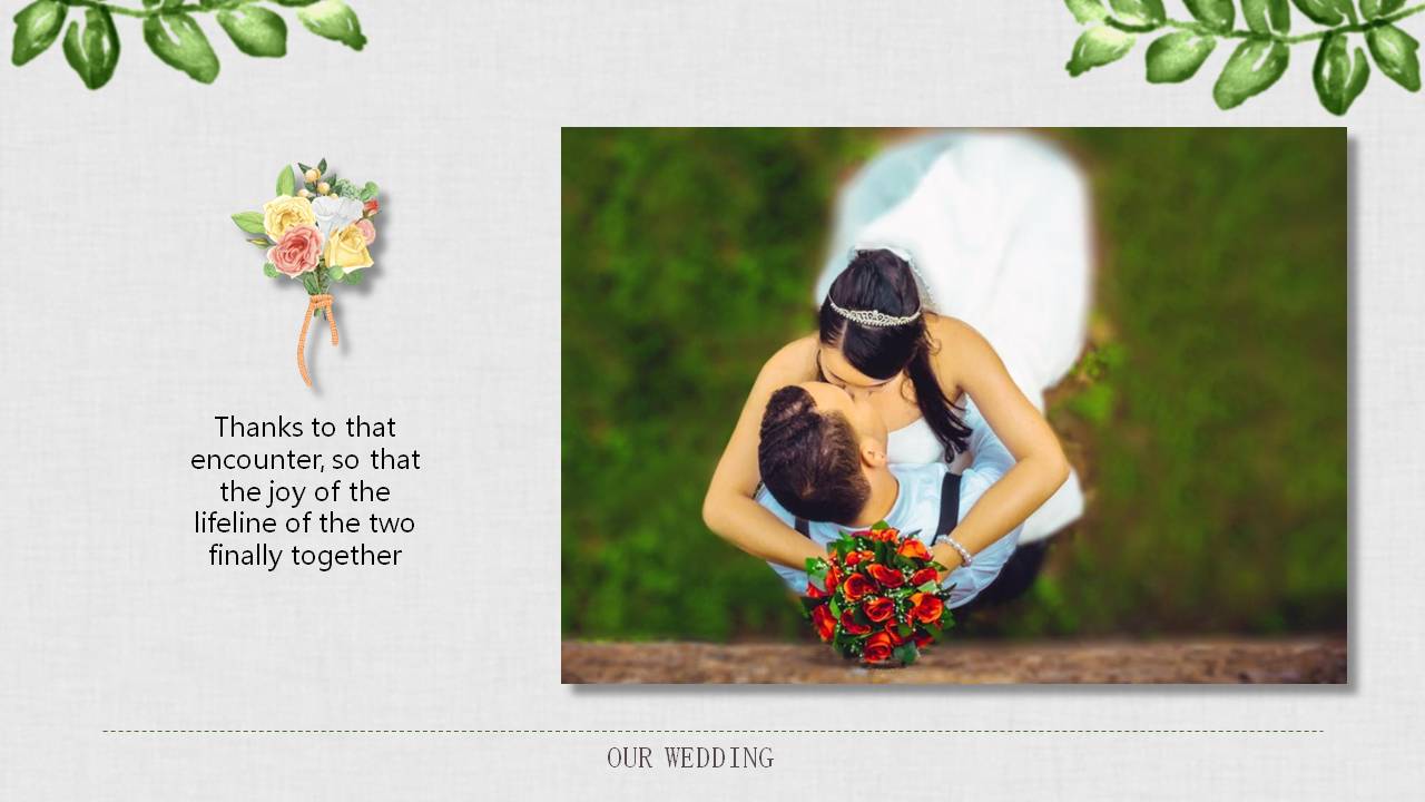 浪漫婚礼邀请函ppt模板