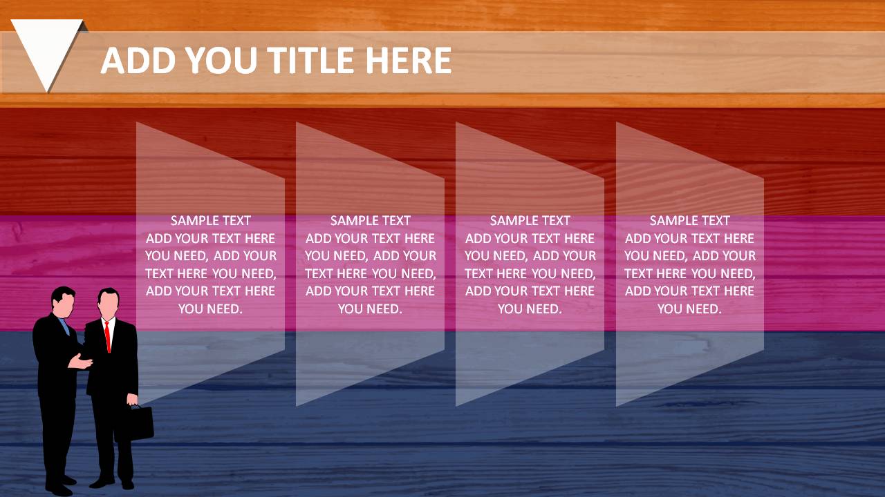 彩色花纹年终总结汇报ppt模板