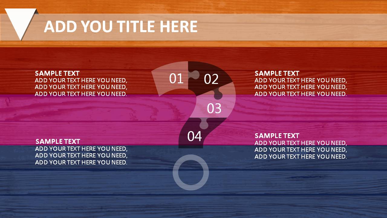 彩色花纹年终总结汇报ppt模板