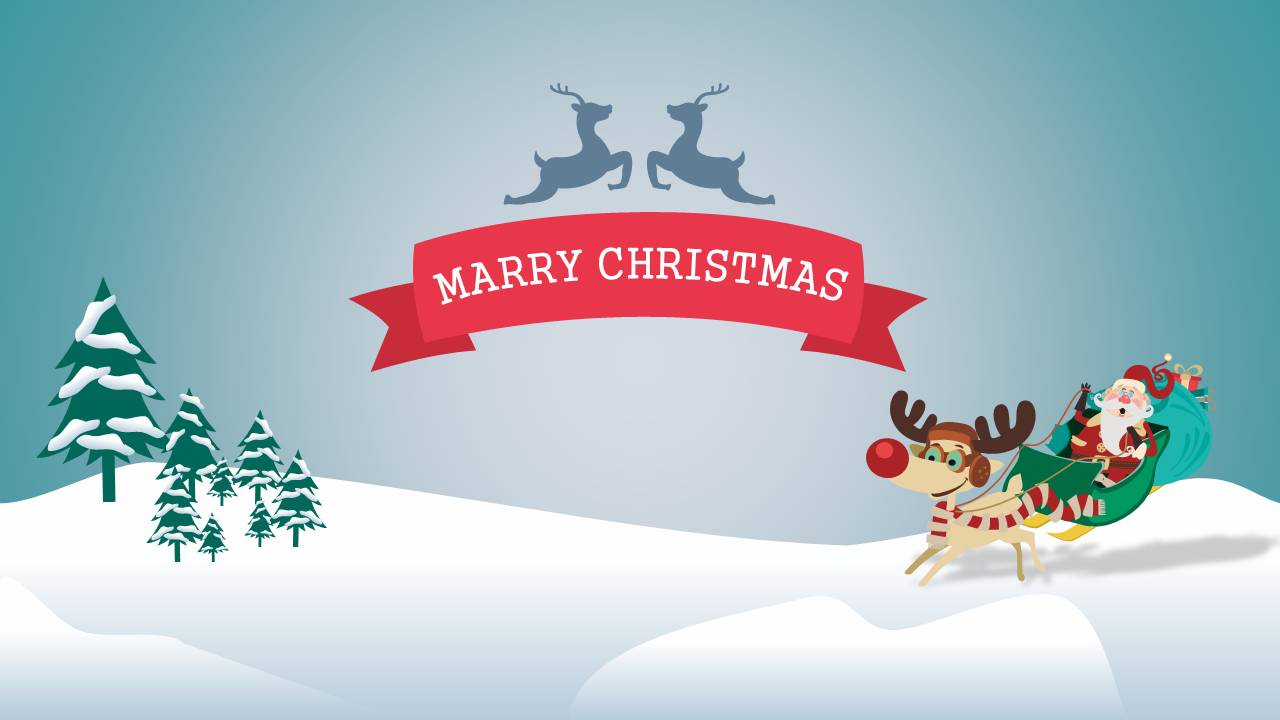 可爱的圣诞节活动ppt模板