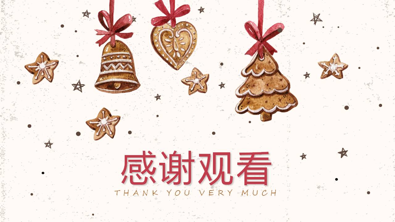 圣诞节的活动ppt模板