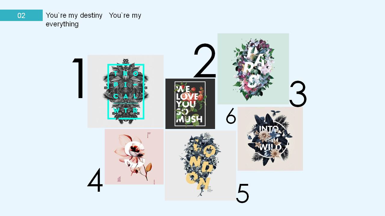 清新花艺通用ppt模板