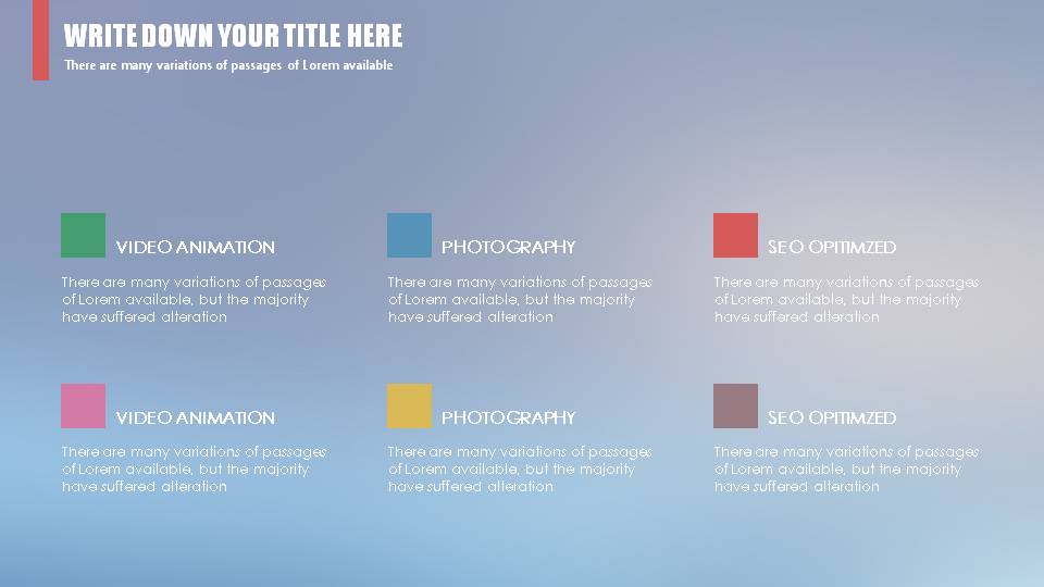 IOS工作通用ppt模板