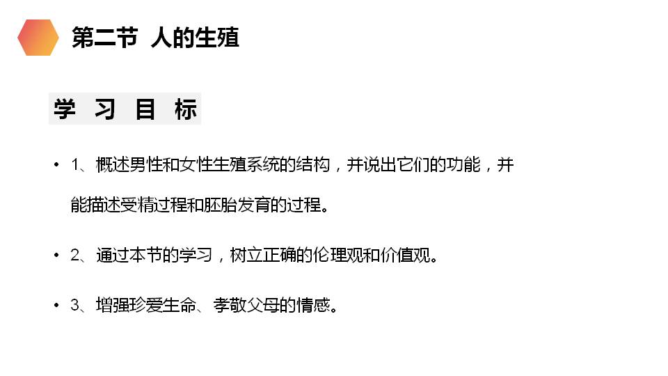 七年级下册生物人的生殖ppt