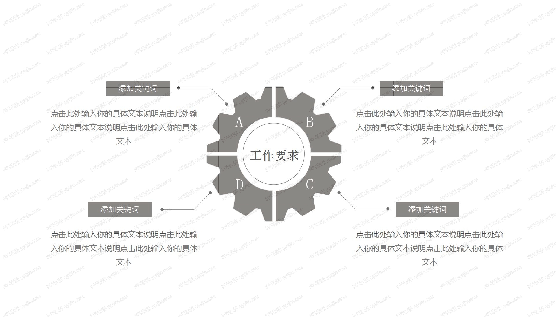 棕色工业风你好12月工作汇报ppt模板