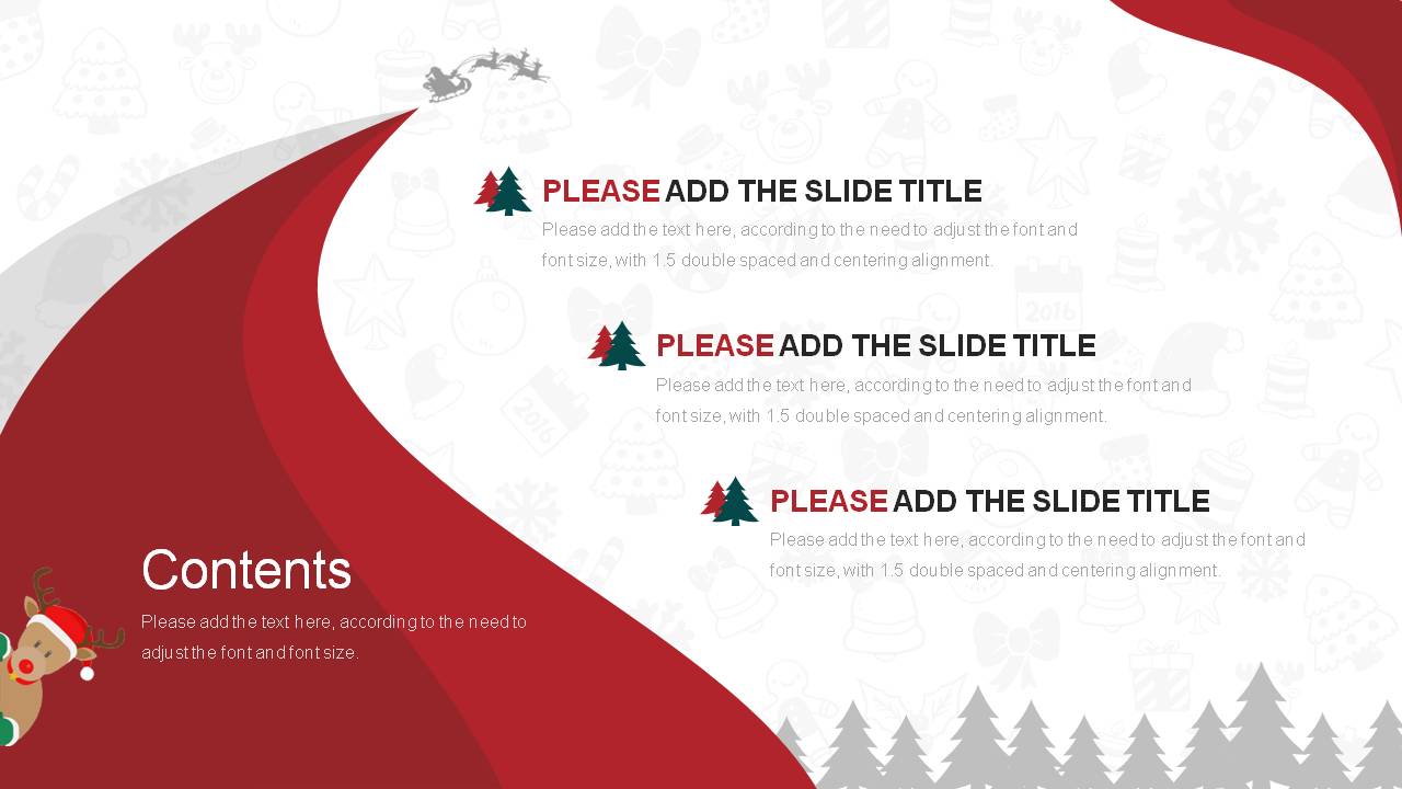 圣诞节ppt模板动态