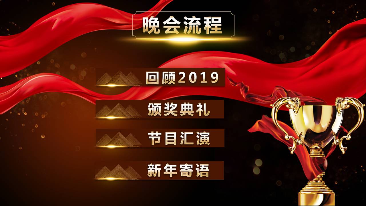 企业年会颁奖盛典ppt模板