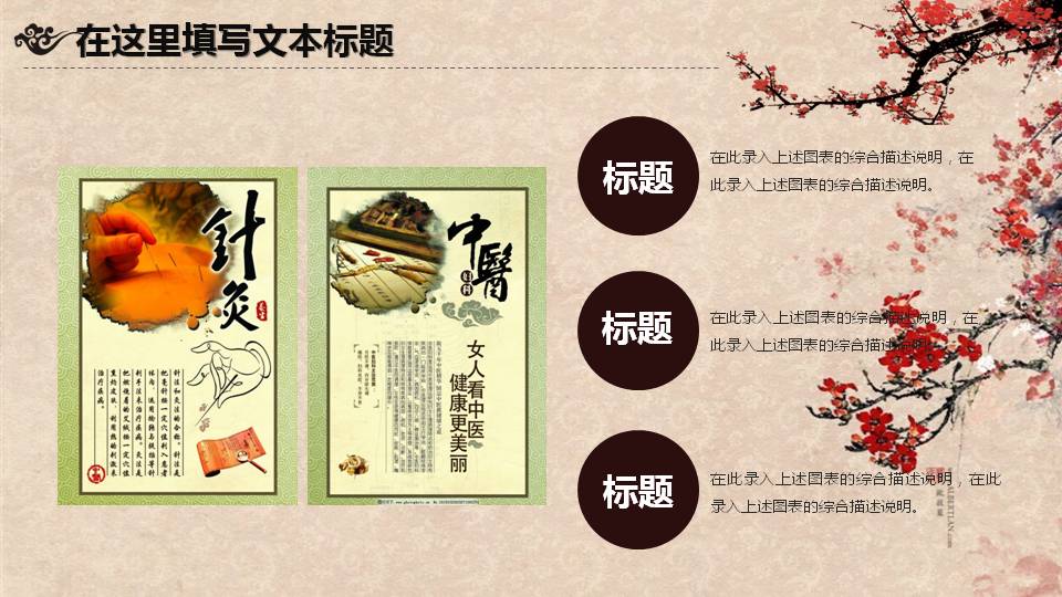 传统文化中医风格ppt模板