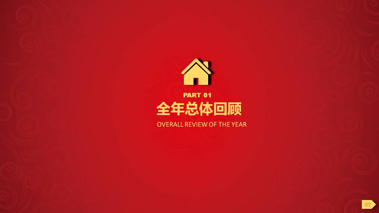 清新亮眼的年度工作总结ppt模板