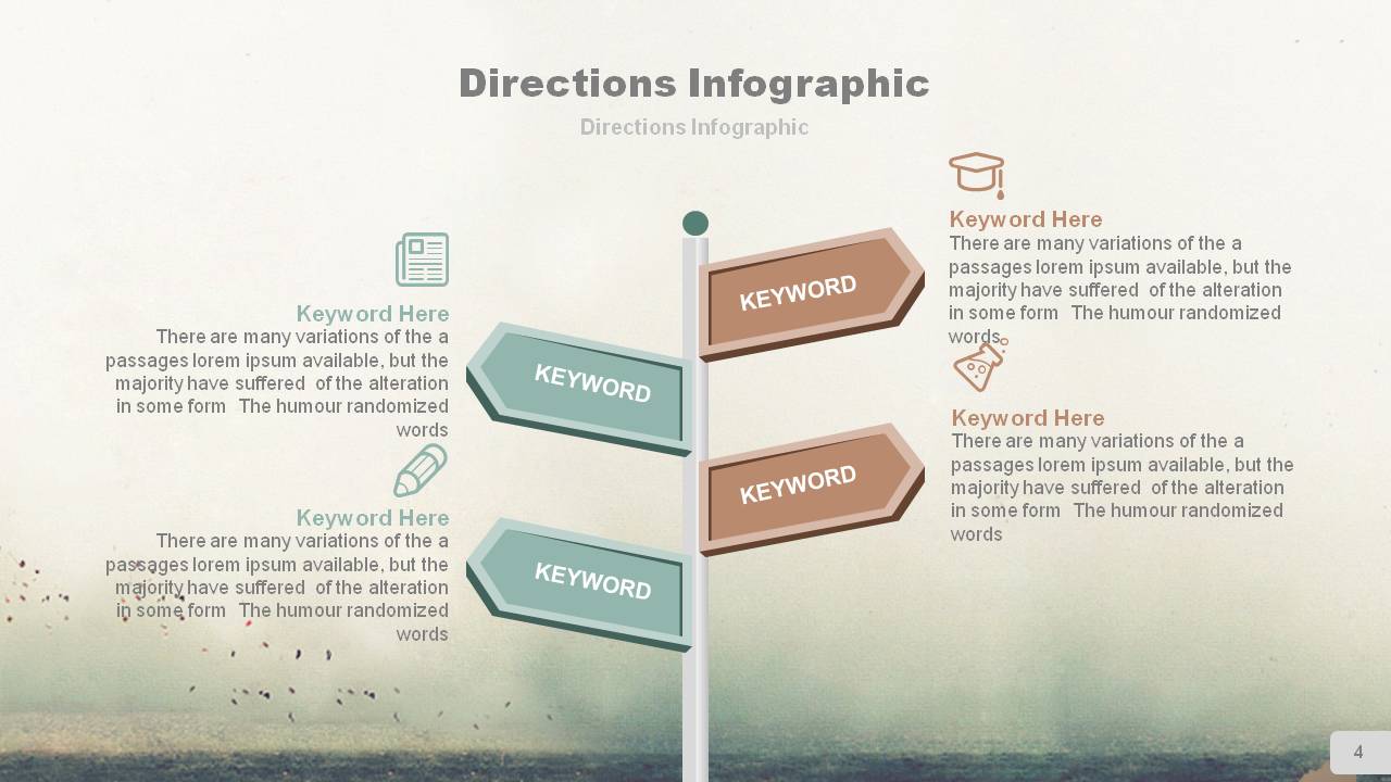简约风景活动总结ppt模板