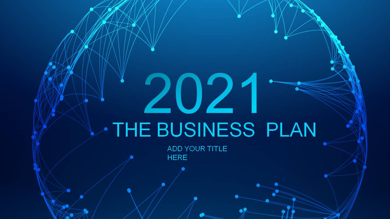 酷炫的商务工作计划ppt模板