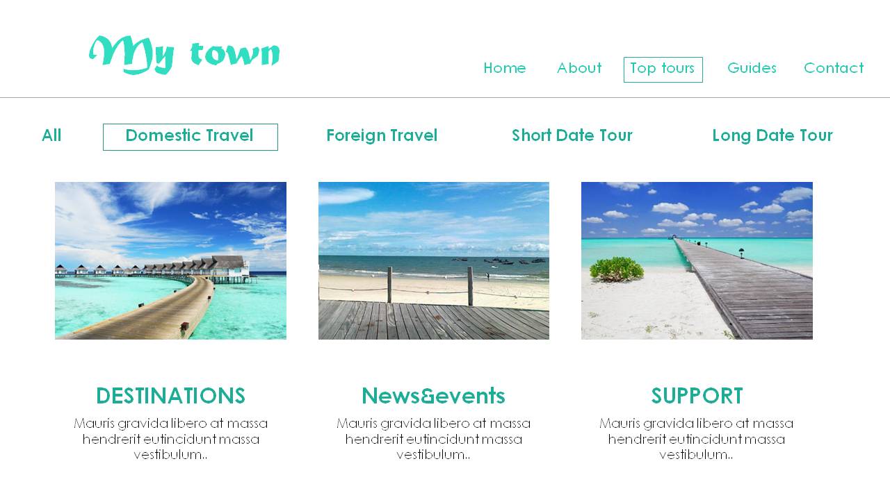 旅游景点产品介绍ppt模板