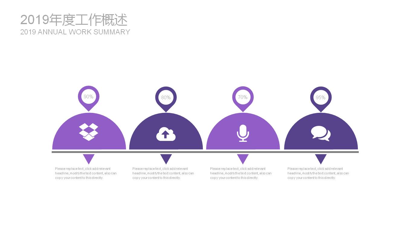 紫色化学实验的ppt模板