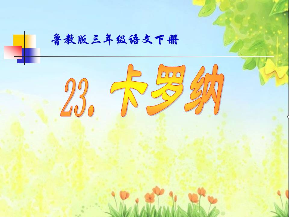 《卡罗纳》PPT课件5PPT课件下载