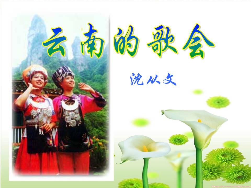 《云南的歌会》PPT课件3