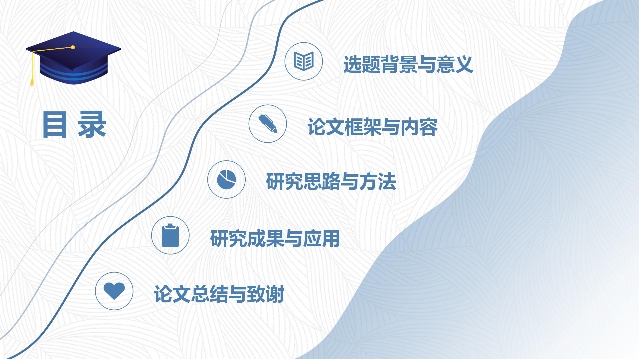 简约的学术报告ppt模板