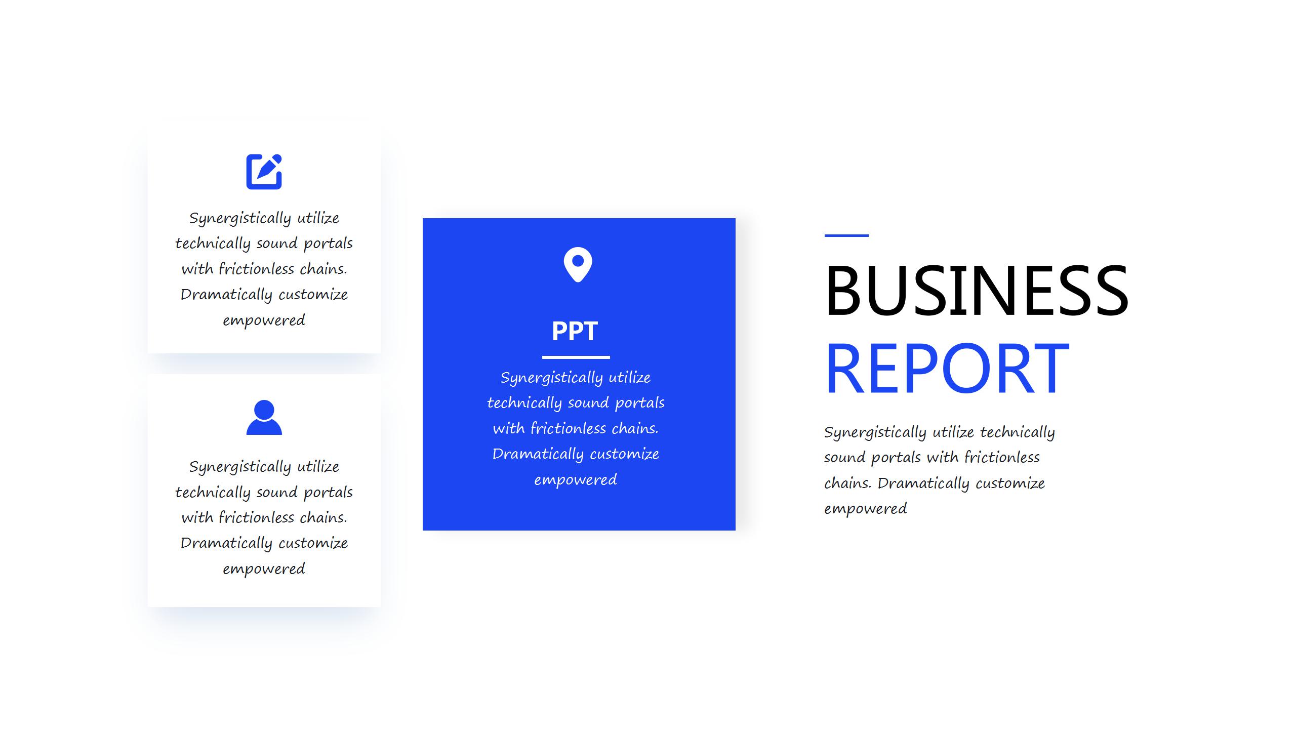 欧美商务大气的工作ppt