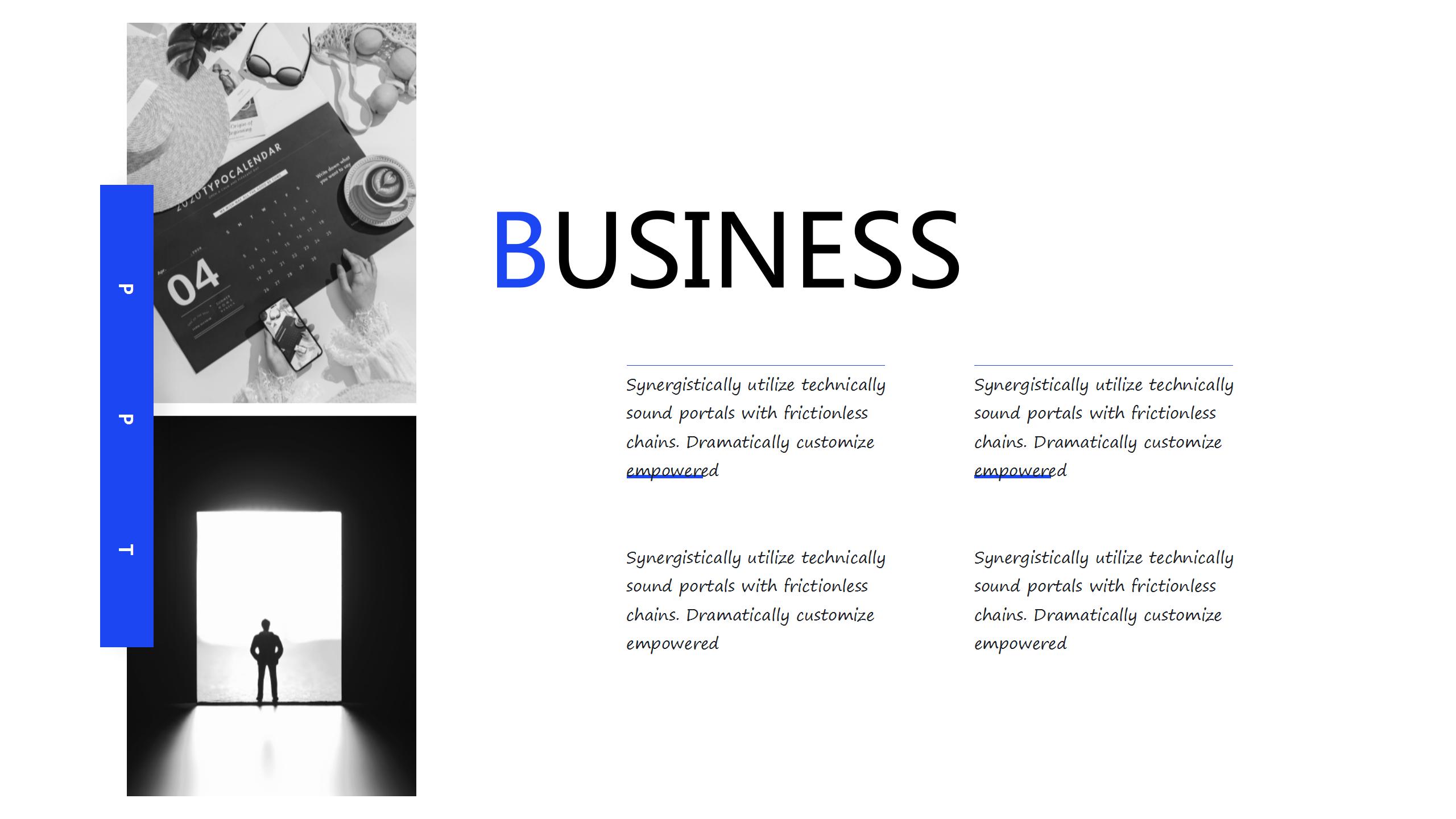 欧美商务大气的工作ppt