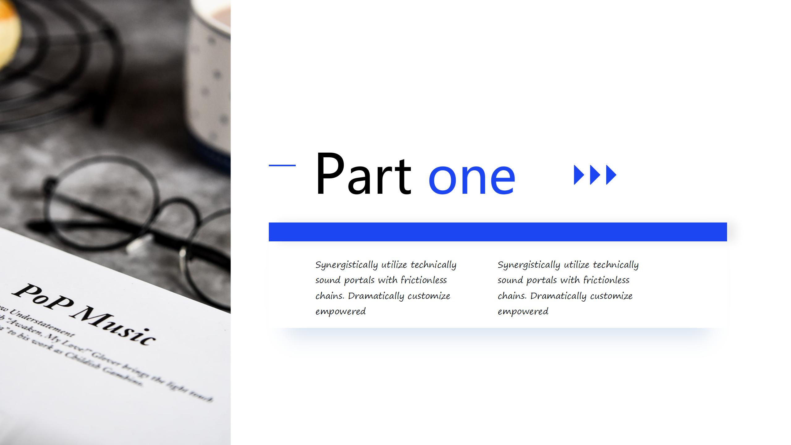 欧美商务大气的工作ppt