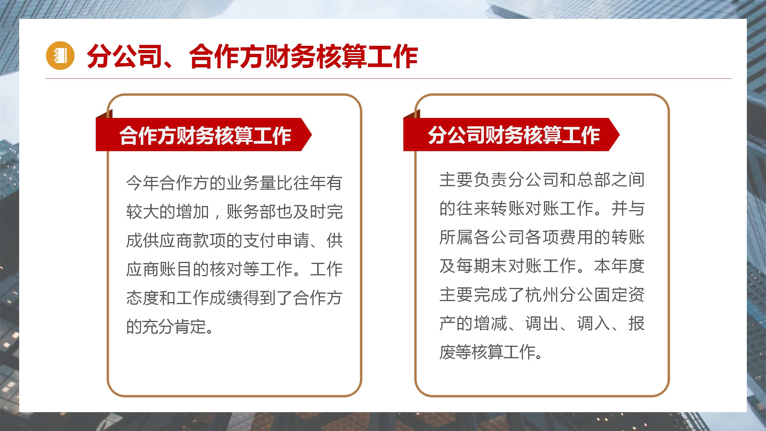 城市剪纸财务工作报告ppt模板