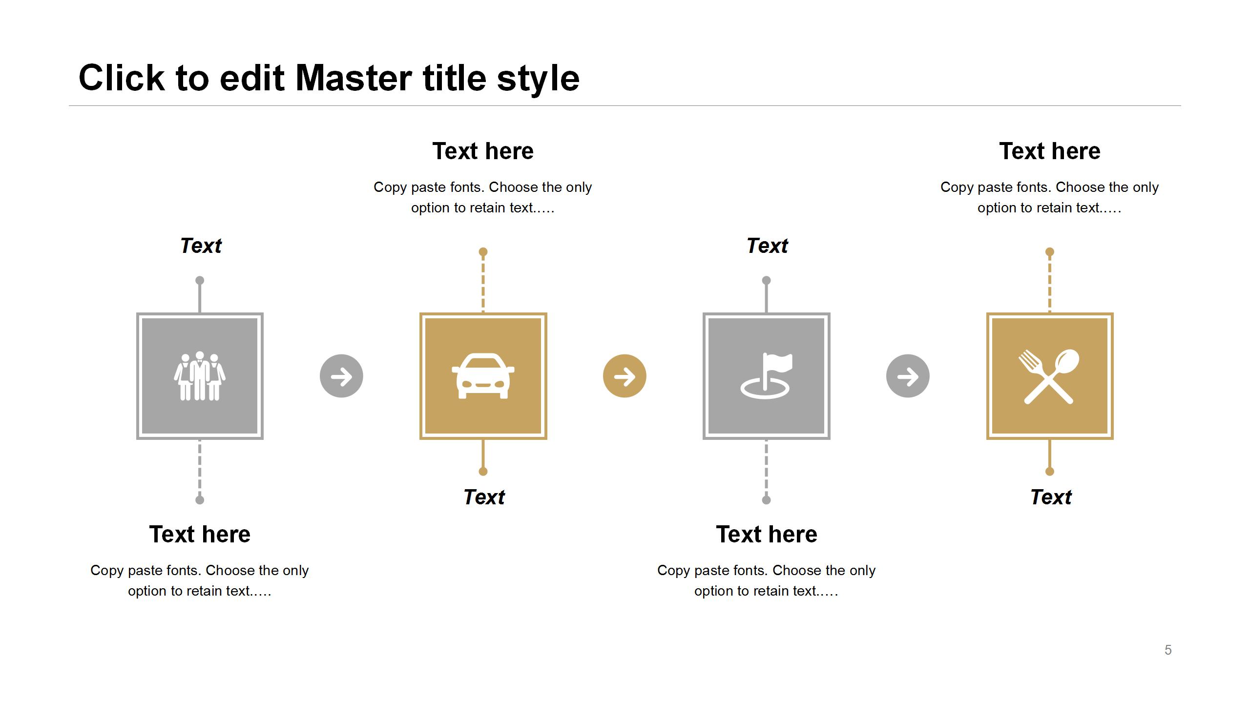 金色高贵的杂志风商务工作ppt模板